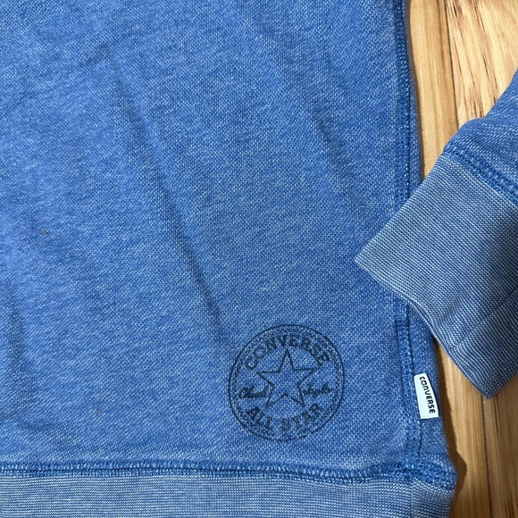 Converse turtle neck blueish Hoodie size M men/unisex - Picture 2 of 9